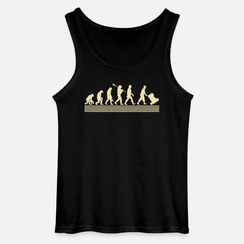 Logistiker-evolution - Gildan Männer Tank Top - Schwarz