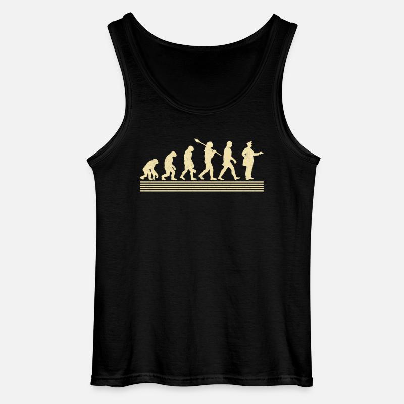 Postman-evolution - Gildan Männer Tank Top - Schwarz