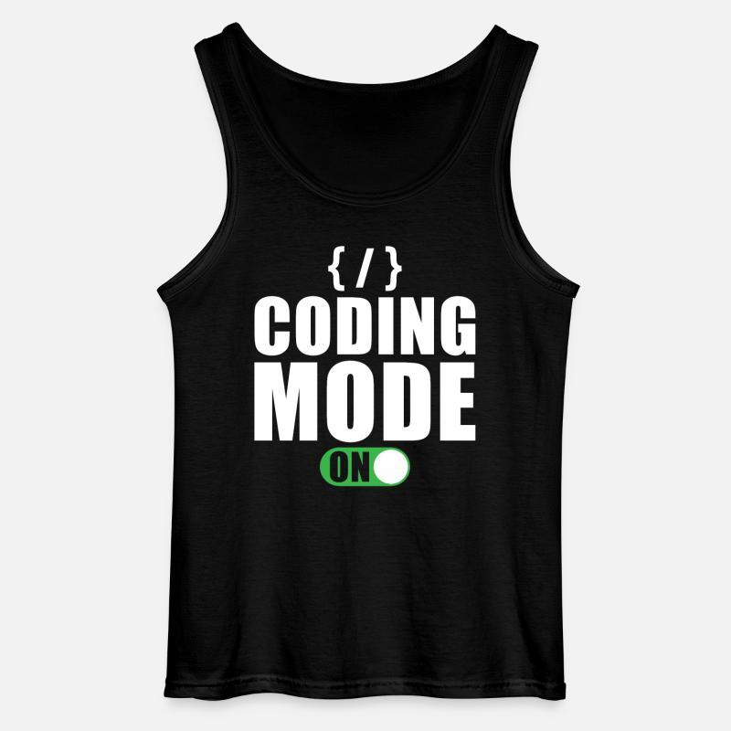 Cadeau de programmeur développeur codeur - Débardeur Gildan Homme - noir