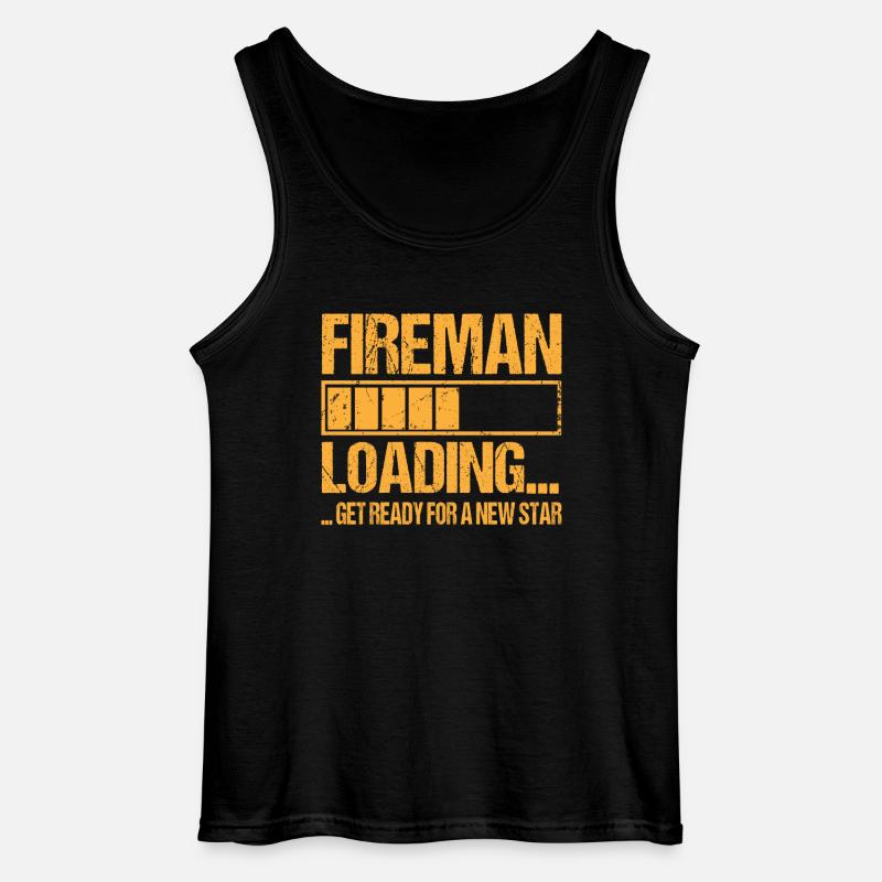 Feuerwehrmann loading Feuerwehrmann Ausbildung - Gildan Männer Tank Top - Schwarz