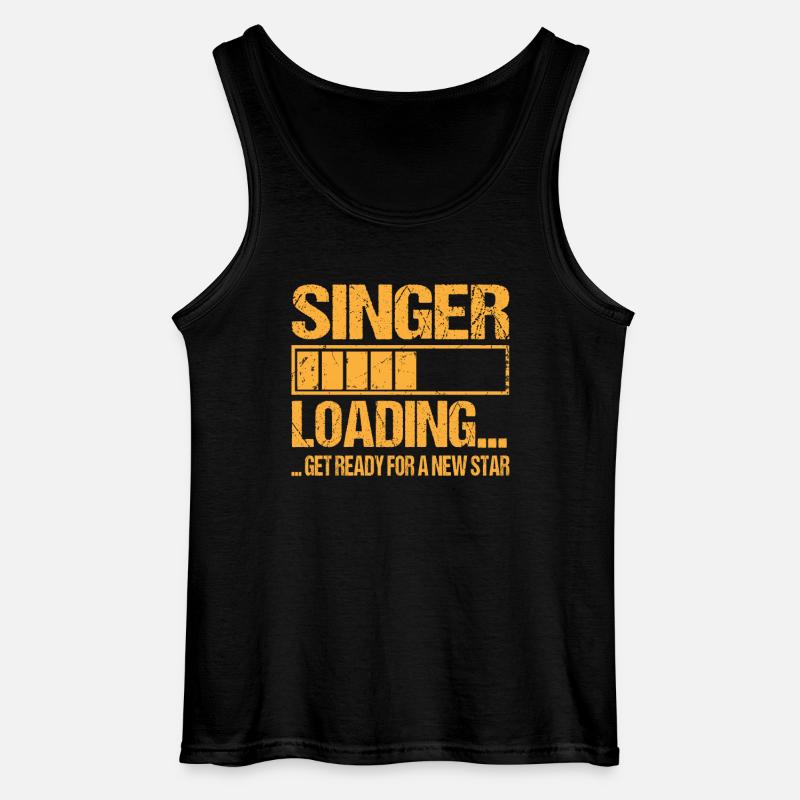 Singer loading Singer Training - Gildan Men’s Tank Top - black