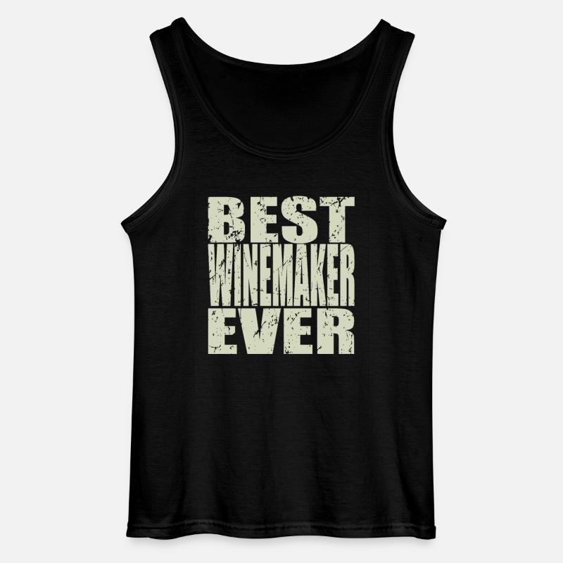 Best Winzer ever Winzer Geschenk - Gildan Männer Tank Top - Schwarz