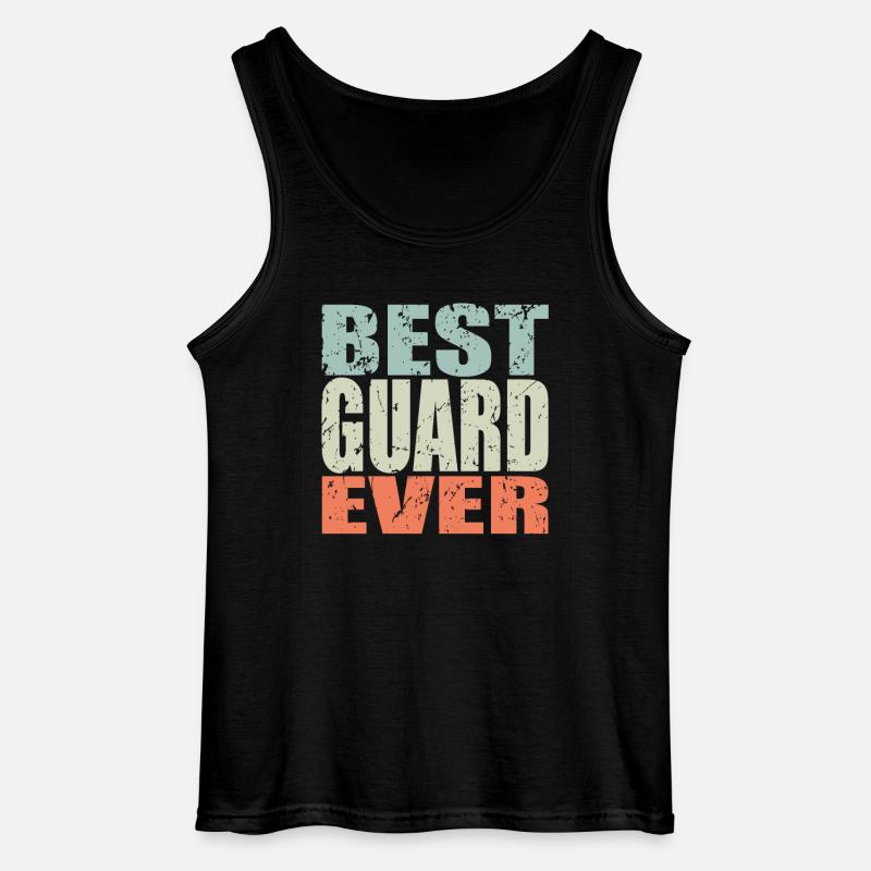 Best Wachmann ever Wachmann Geschenk - Gildan Männer Tank Top - Schwarz