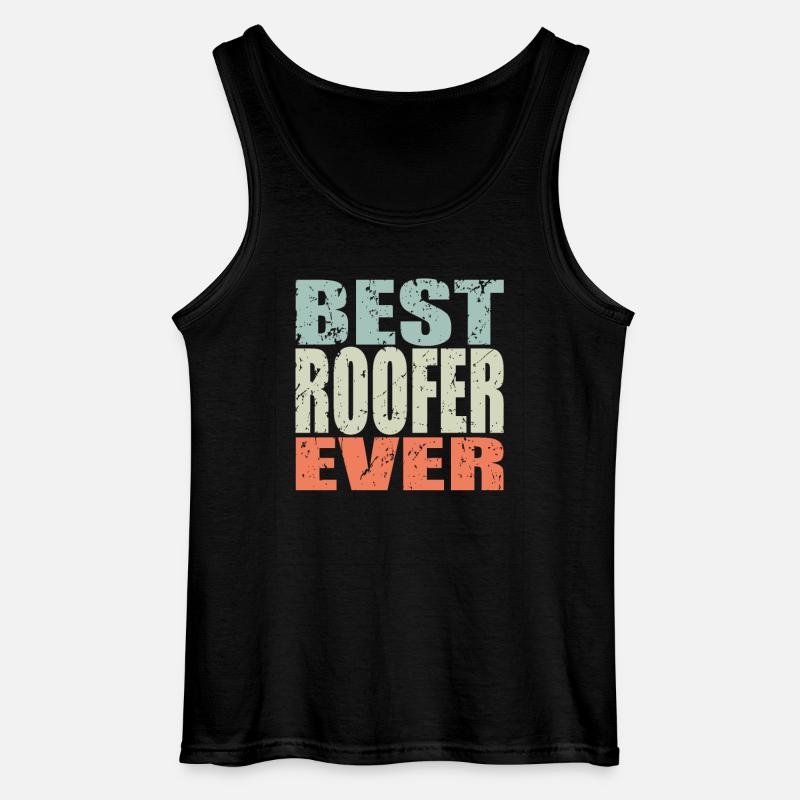 Best Dachdecker ever Dachdecker Geschenk - Gildan Männer Tank Top - Schwarz