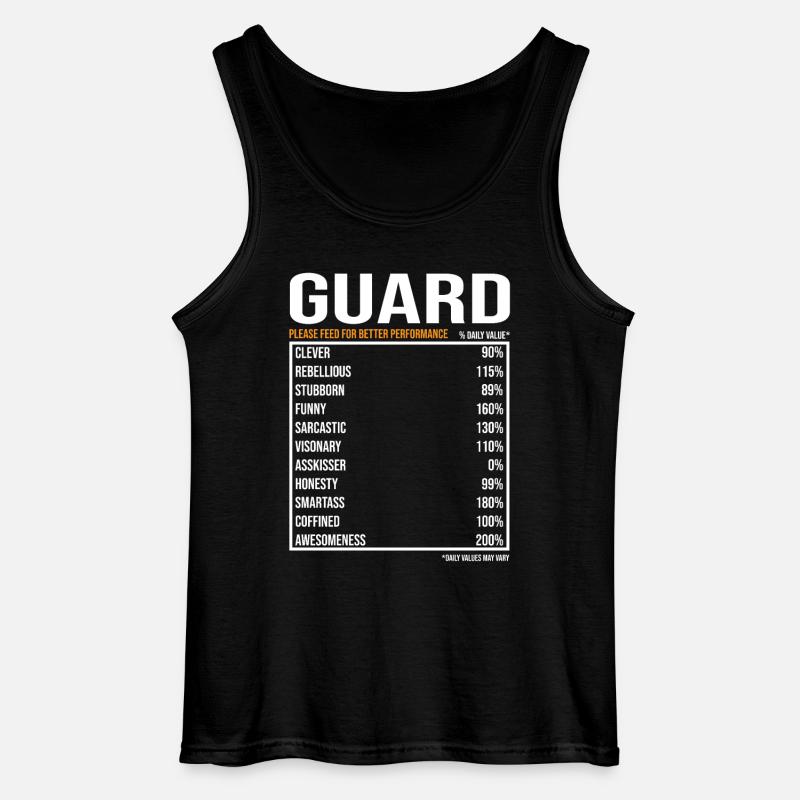 Security Guard Guard Guard Gift - Gildan Men’s Tank Top - black