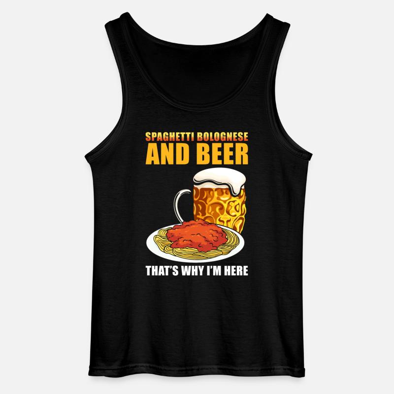 Spaghetti Bolognese - Gildan Männer Tank Top - Schwarz