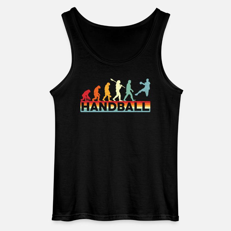 Handball Evolution Handball - Gildan Männer Tank Top - Schwarz
