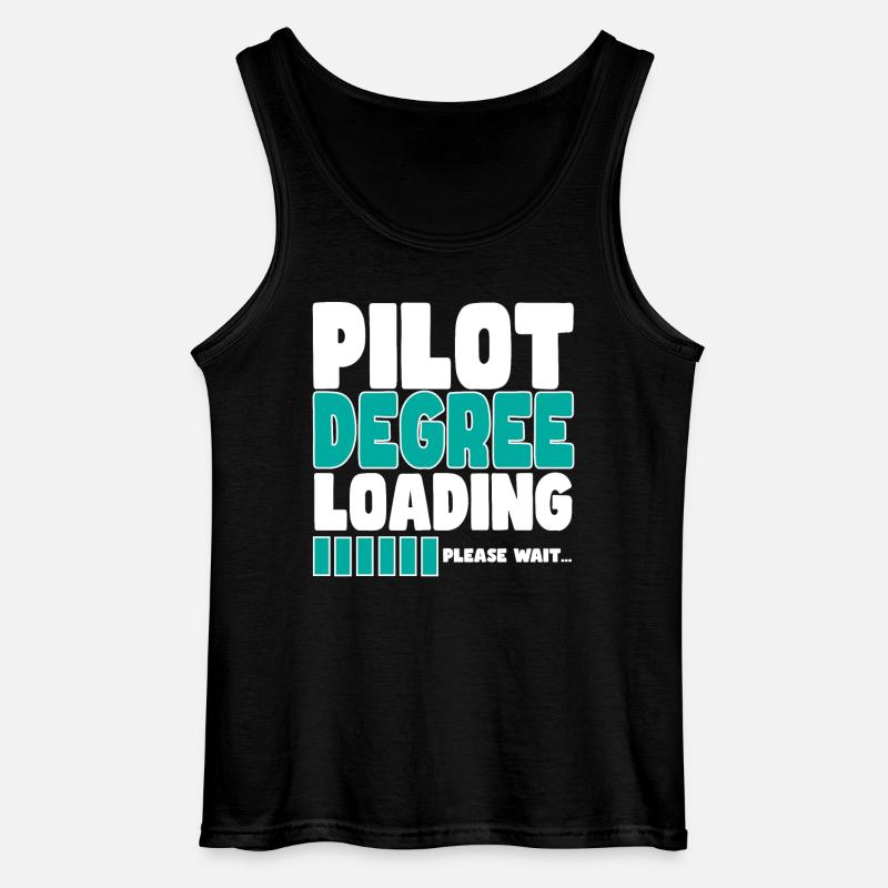 Pilot invites training - Gildan Men’s Tank Top - black