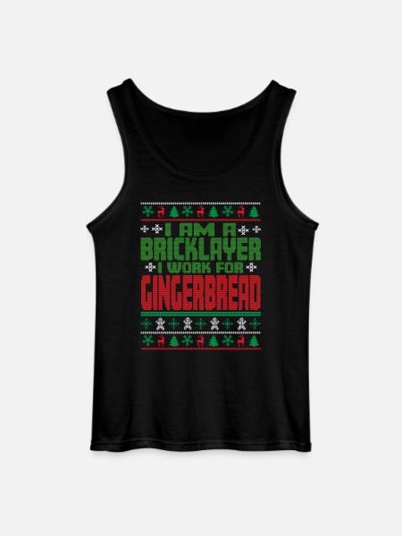 Mason Christmas Saying - Gildan Men’s Tank Top - black