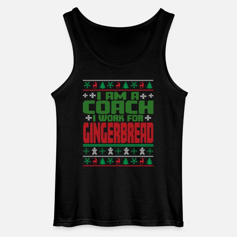 Trainer Weihnachten Spruch - Gildan Männer Tank Top - Schwarz
