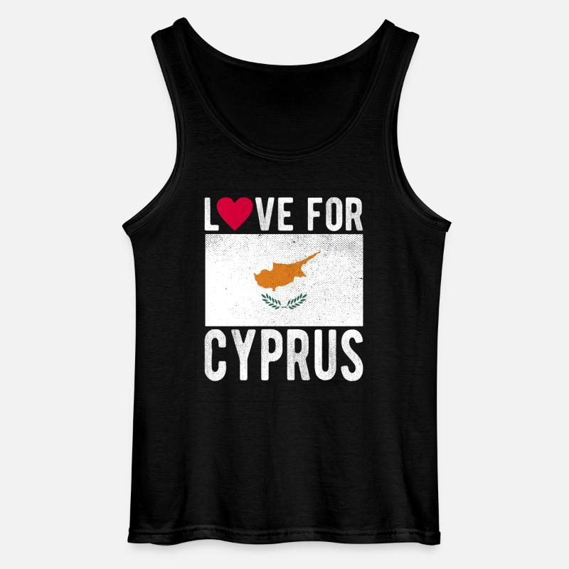 Zypern Souvenir - Gildan Männer Tank Top - Schwarz