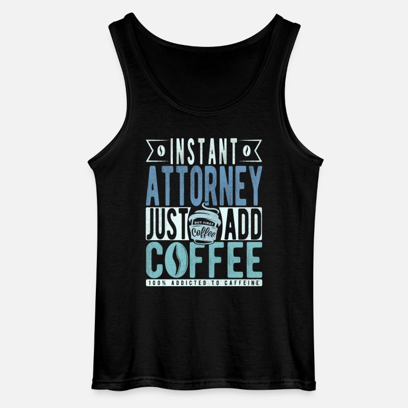 Buchalter Kaffee Spruch - Gildan Männer Tank Top - Schwarz
