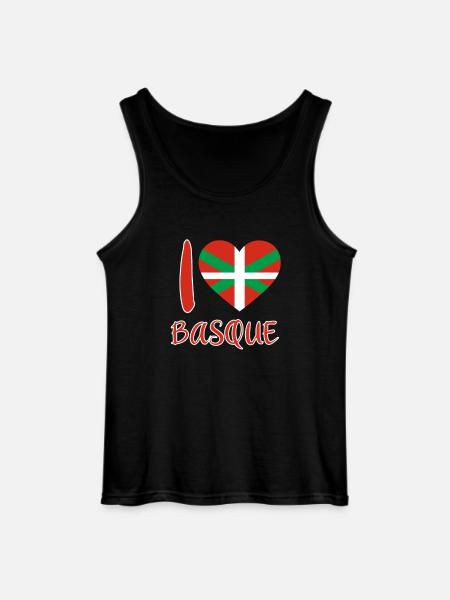Basque Country Basque Flag - Gildan Men’s Tank Top - black