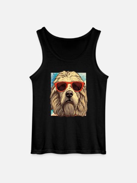 Maremmano Abruzzese German Shepherd - Gildan Men’s Tank Top - black