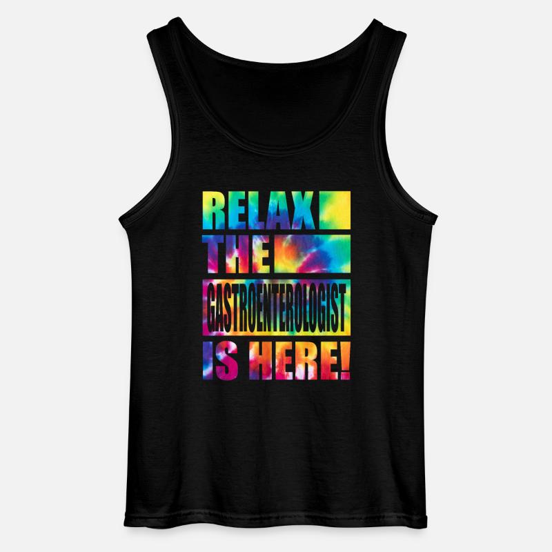 Gastroenterologist Lustiger Spruch - Gildan Männer Tank Top - Schwarz