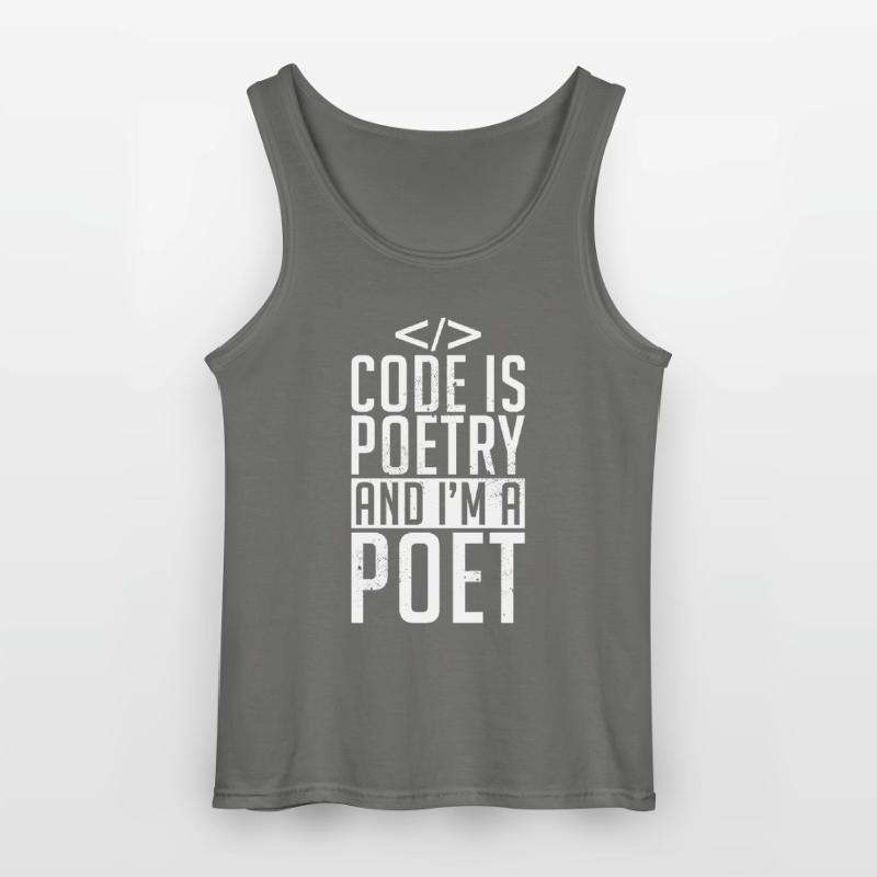 Programmer Developer Coder Code Gildan Men’s Tank Top