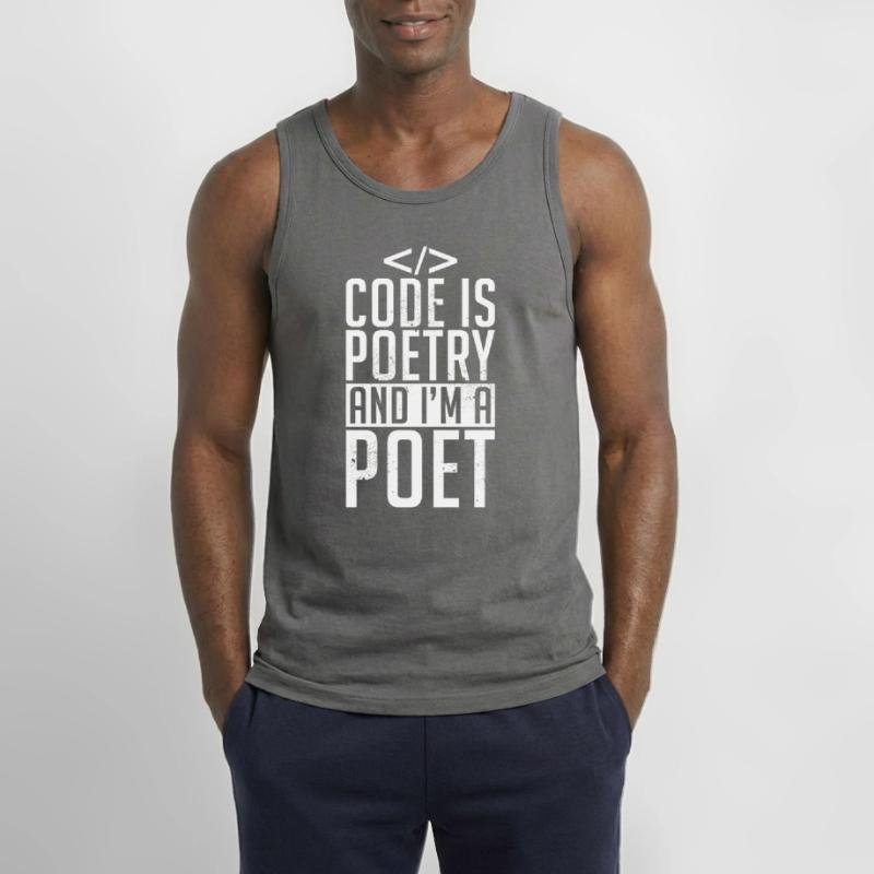 Programmer Developer Coder Code Gildan Men’s Tank Top