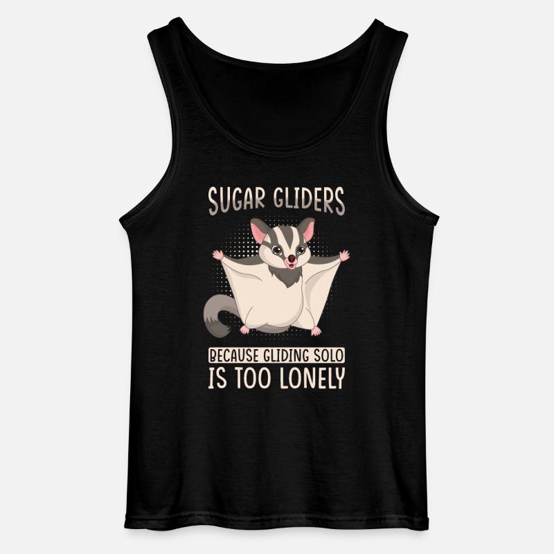 Sugar Glider Spruch - Gildan Männer Tank Top - Schwarz