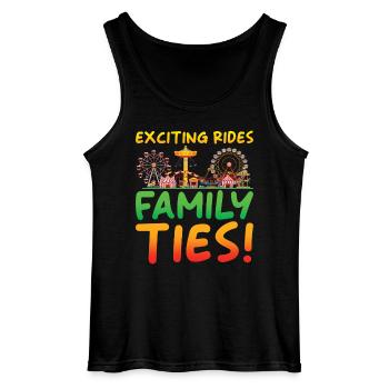 Vergnügungspark Volksfest Familienausflug - Gildan Männer Tank Top - Schwarz - Vorne - AI Model Male 185 dark (185cm)