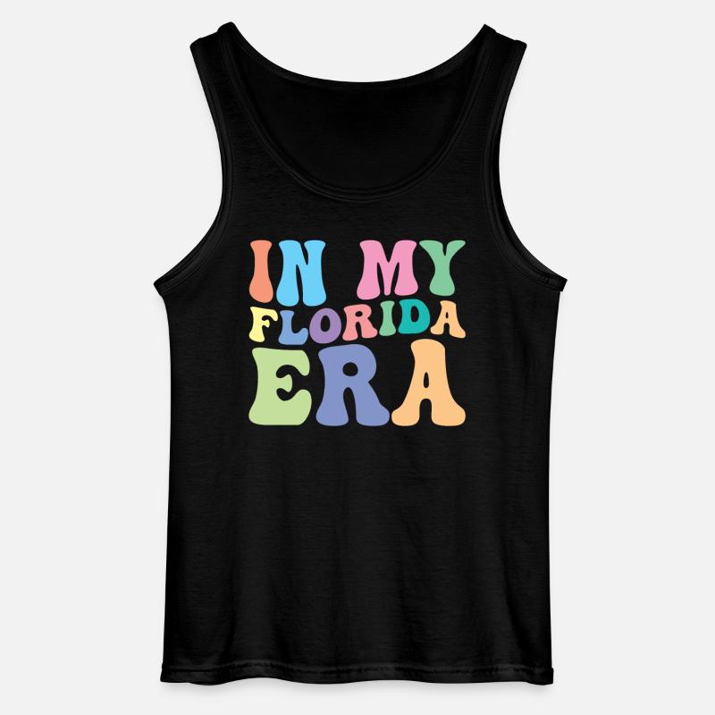 Florida Retro Groovy - Gildan Männer Tank Top - Schwarz
