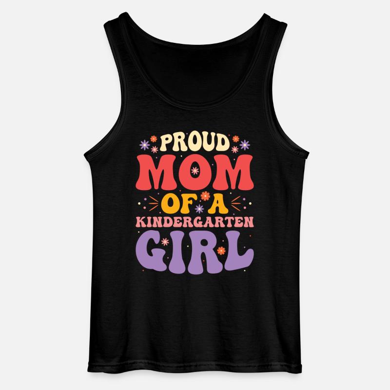 Stolze Mutter Eines Kindergartenmädchens - Gildan Männer Tank Top - Schwarz