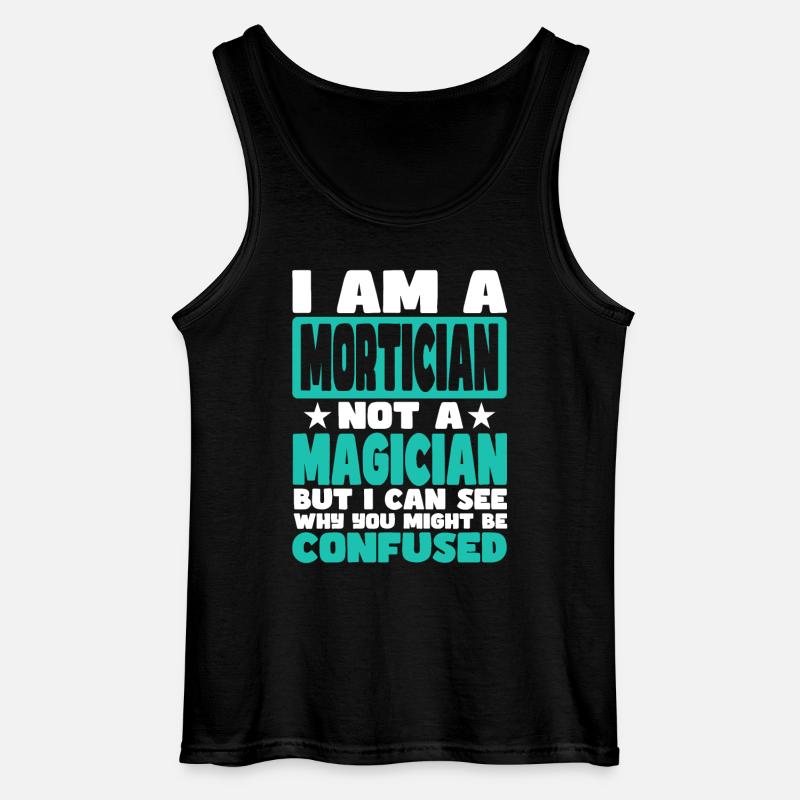 Bestatter - Gildan Männer Tank Top - Schwarz