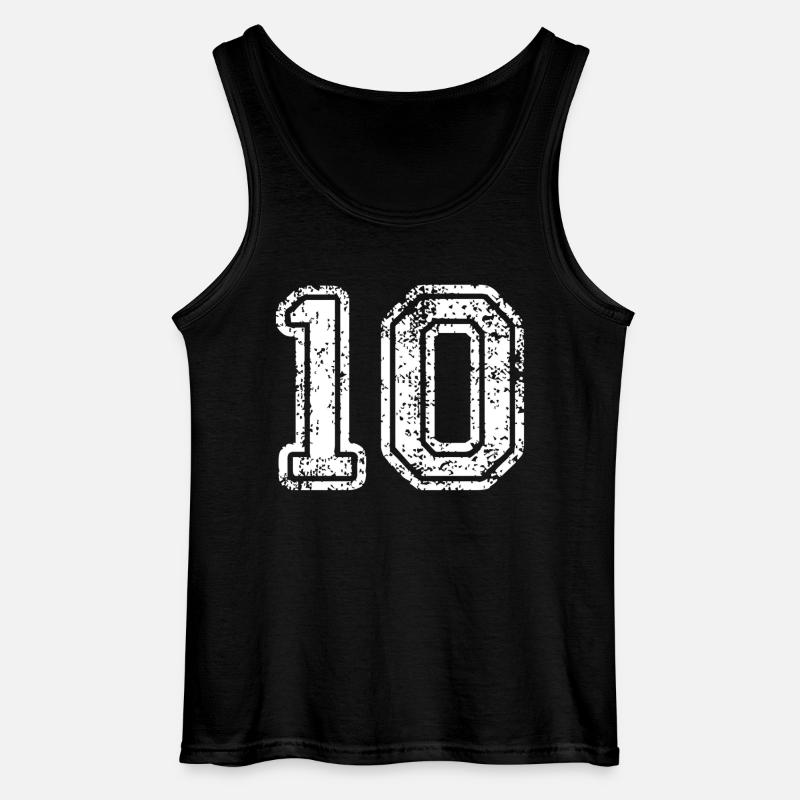 10 - Gildan Männer Tank Top - Schwarz