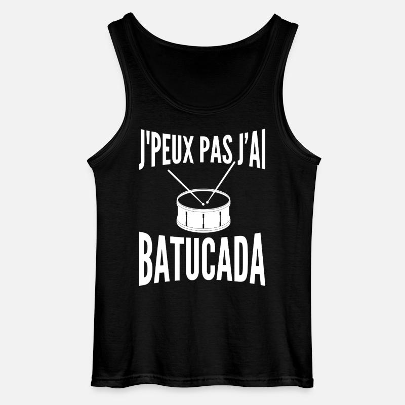 Batucada Schlagzeug | Samba - Gildan Männer Tank Top - Schwarz