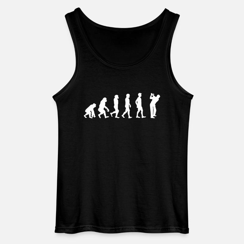 Evolution Golf - Gildan Men’s Tank Top - black