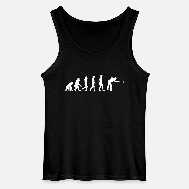 Evolution Billard - Gildan Men’s Tank Top - black