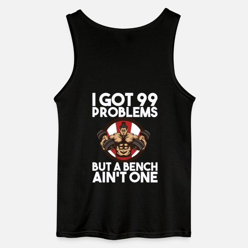Workout - Gildan Männer Tank Top - Schwarz