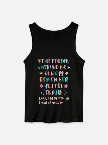 Always Remember You Are Enough - Gildan Männer Tank Top - Schwarz
