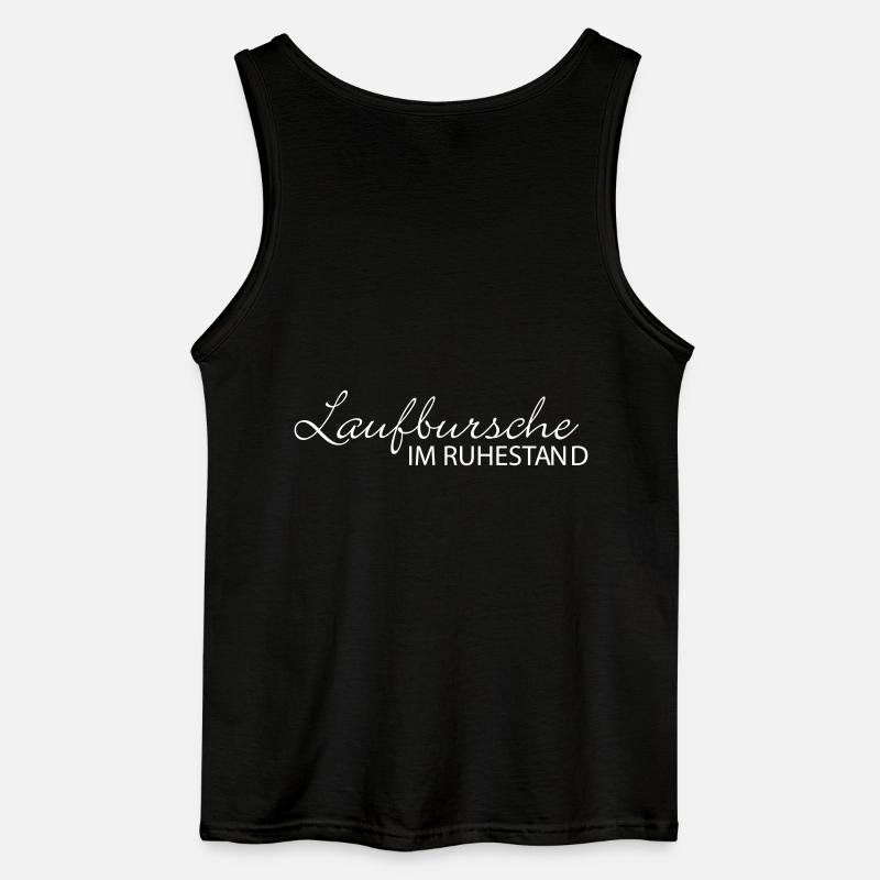 Laufbursche - Gildan Männer Tank Top - Schwarz