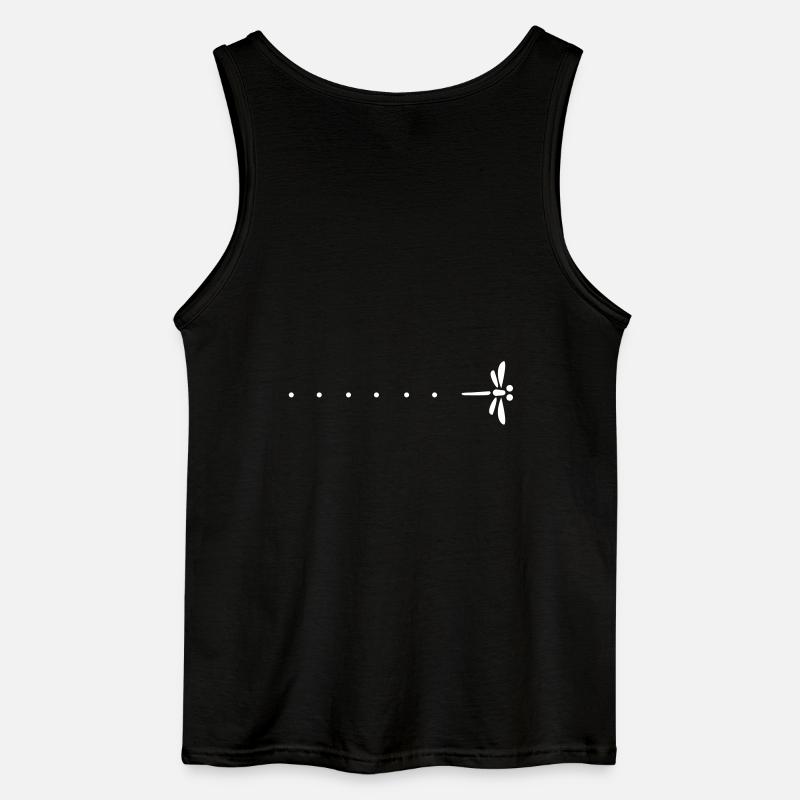 Passage libllule und Erstaunen - Gildan Männer Tank Top - Schwarz