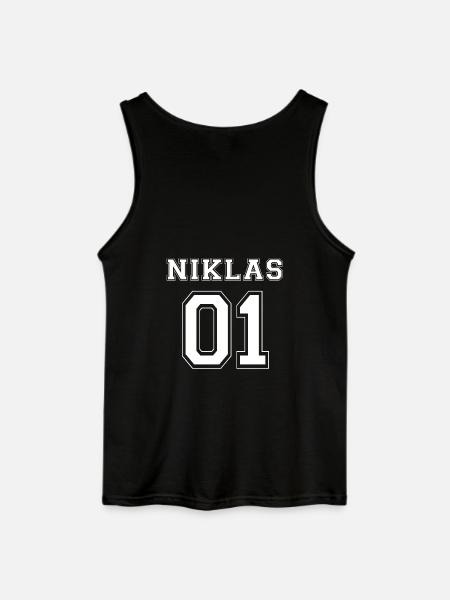 Niklas 01 - White Edition - Gildan Men’s Tank Top - black