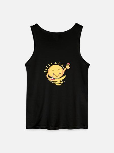 Sommer Cocktail Geschenk - Gildan Männer Tank Top - Schwarz