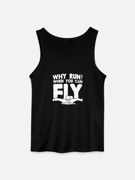 Swimming swimmer gift - Gildan Men’s Tank Top - black