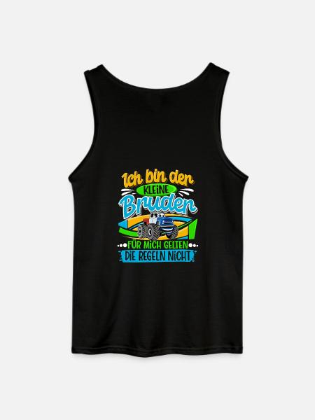Kleiner Bruder Monstertruck - Gildan Männer Tank Top - Schwarz
