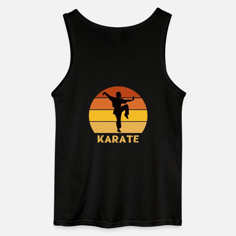 Karate, Karate-Fan, mach Karate - Gildan Männer Tank Top - Schwarz