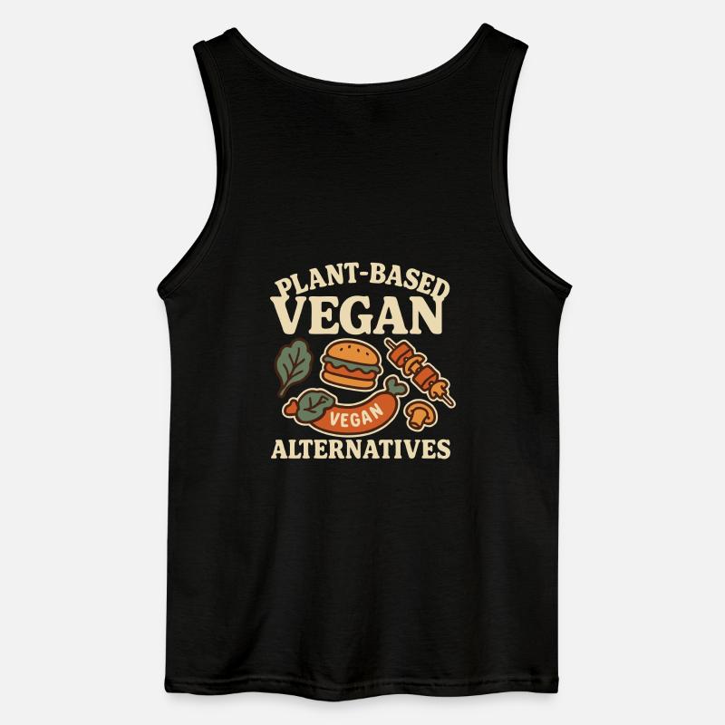 Be Veggie - Gildan Männer Tank Top - Schwarz