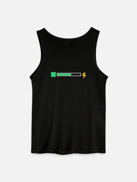 energy - Gildan Men’s Tank Top - black