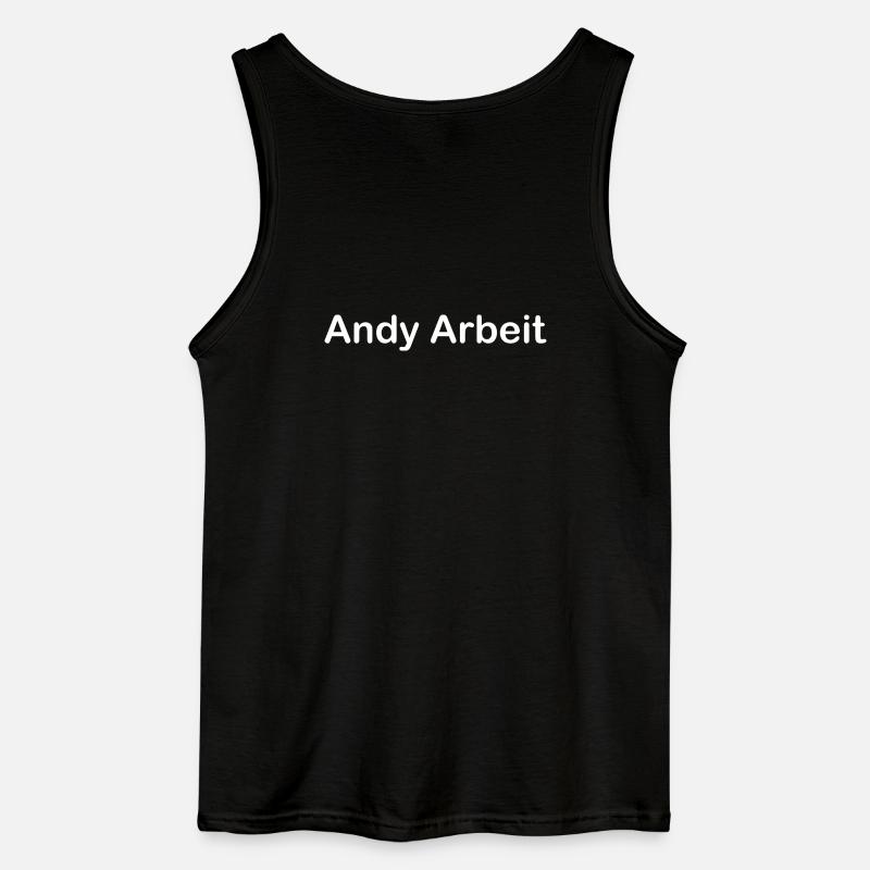 Andy Arbeit - Gildan Männer Tank Top - Schwarz