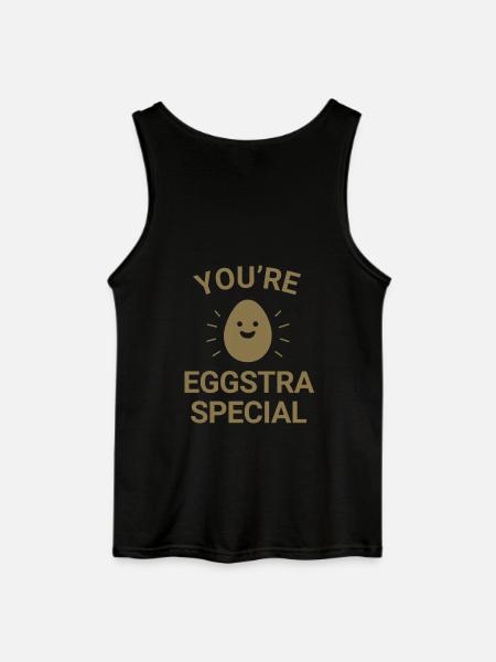 You're eggstra special - Gildan Men’s Tank Top - black