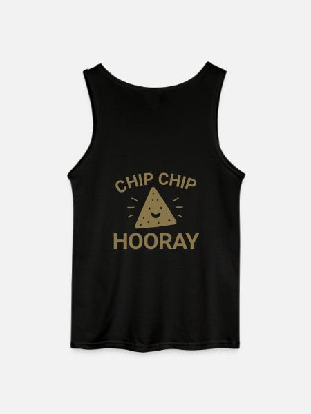 Chip Chip Hooray - Gildan Men’s Tank Top - black