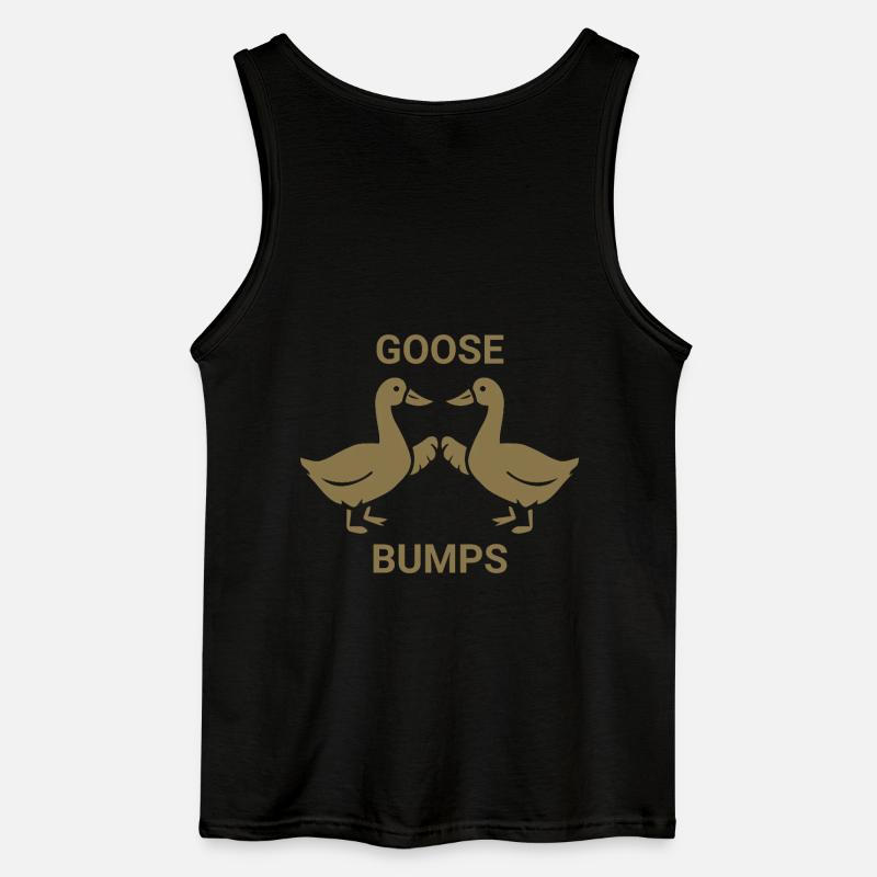 Goose Bumps - Gildan Männer Tank Top - Schwarz