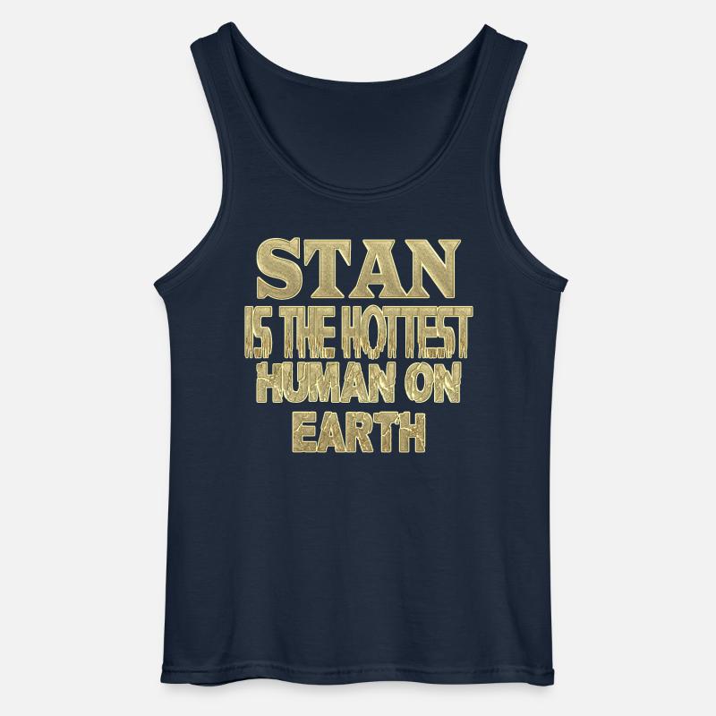 Stan - Gildan Men’s Tank Top - navy