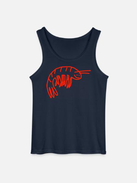 Shrimp - Gildan Men’s Tank Top - navy
