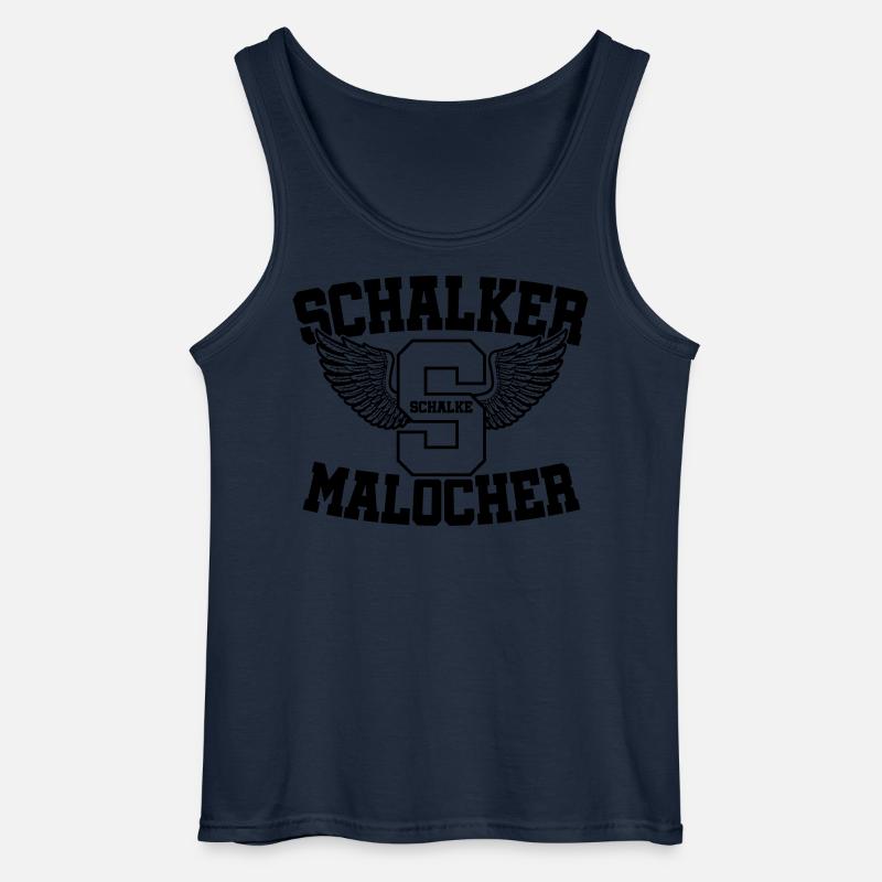 Farbe änderbar | Schalker Malocher - Gildan Männer Tank Top - Navy