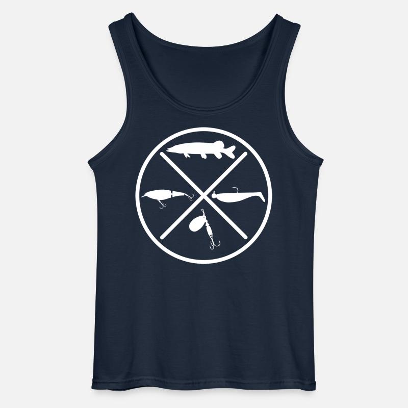 Hecht - Gildan Männer Tank Top - Navy