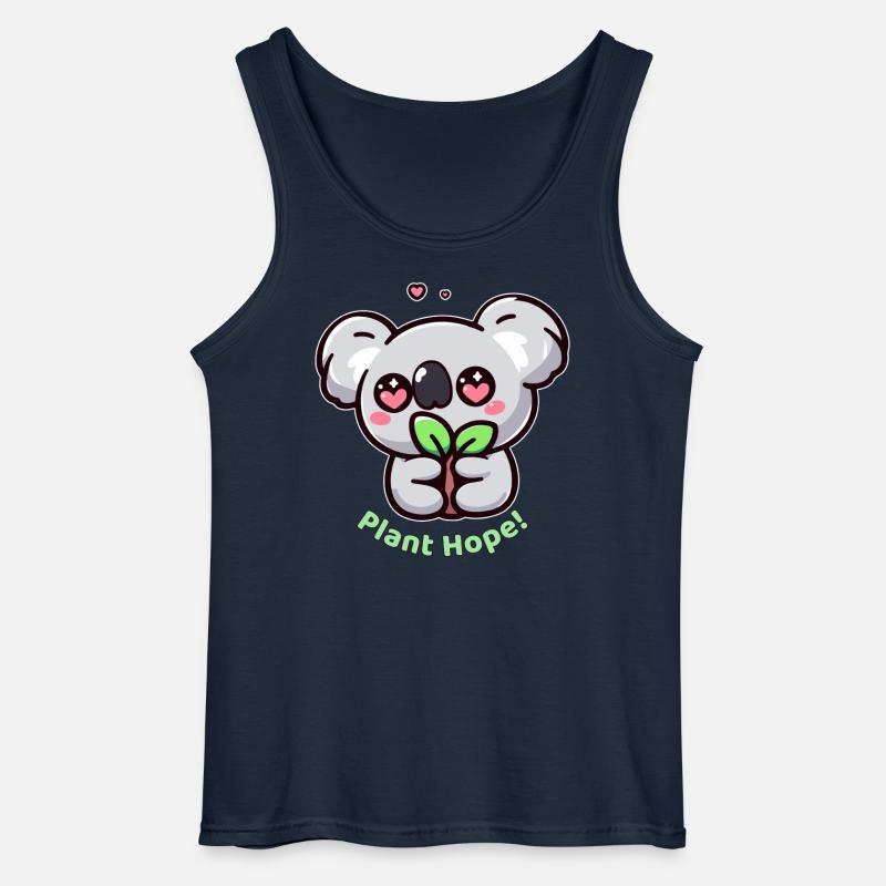 Pflanze Hoffnung! - Gildan Männer Tank Top - Navy